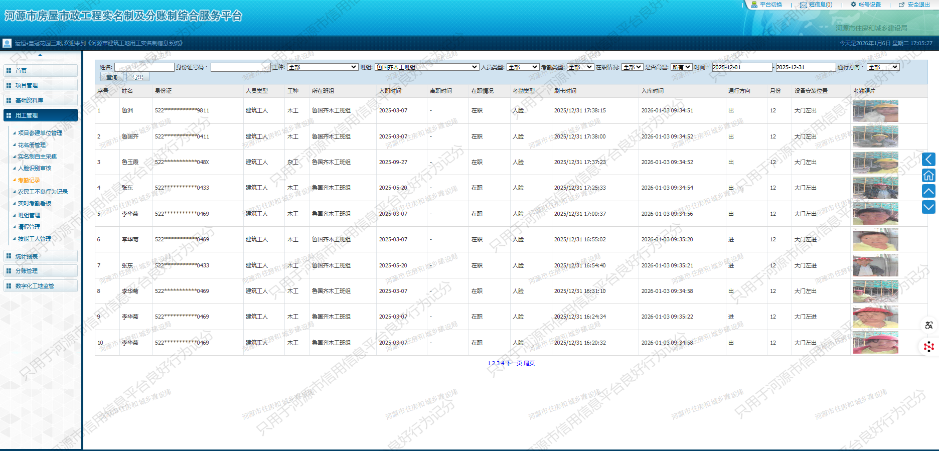 鲁国齐木工班组